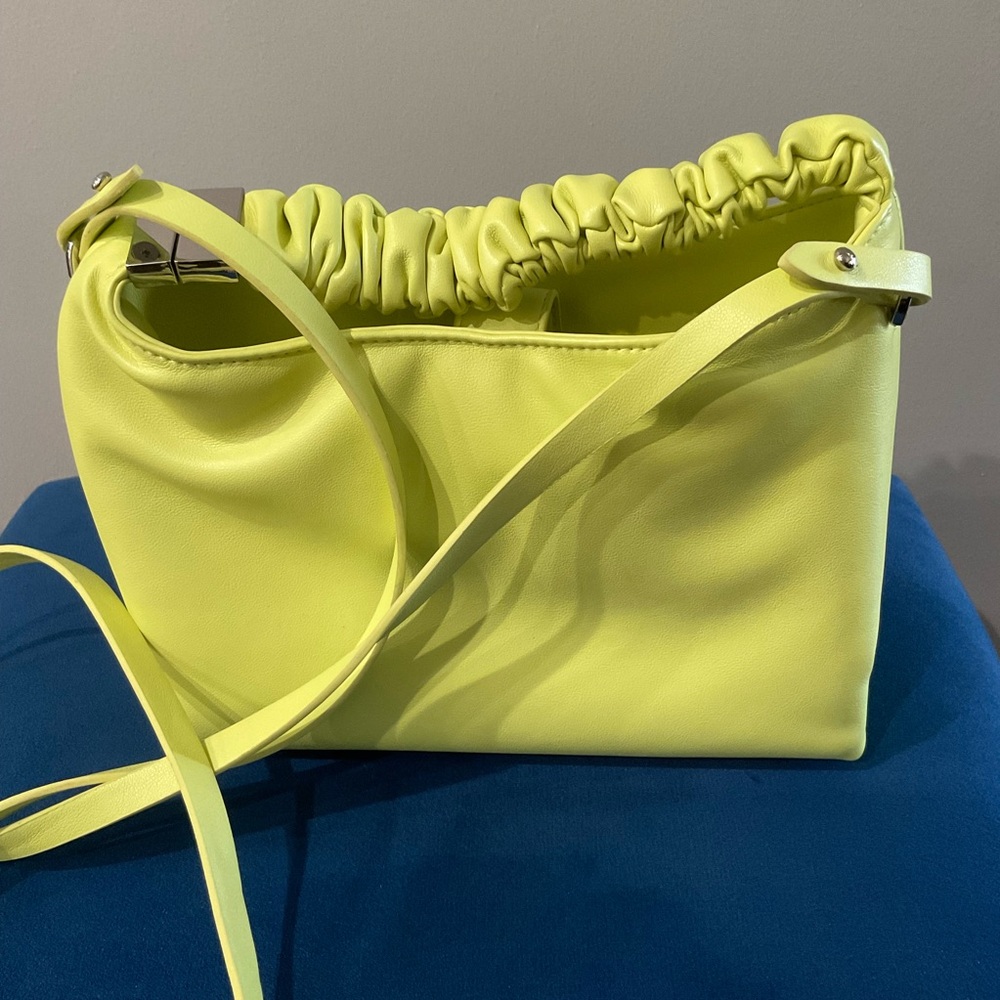 A New Day Ruched top Handle Crossbody Hand bag - Picture 2 of 11